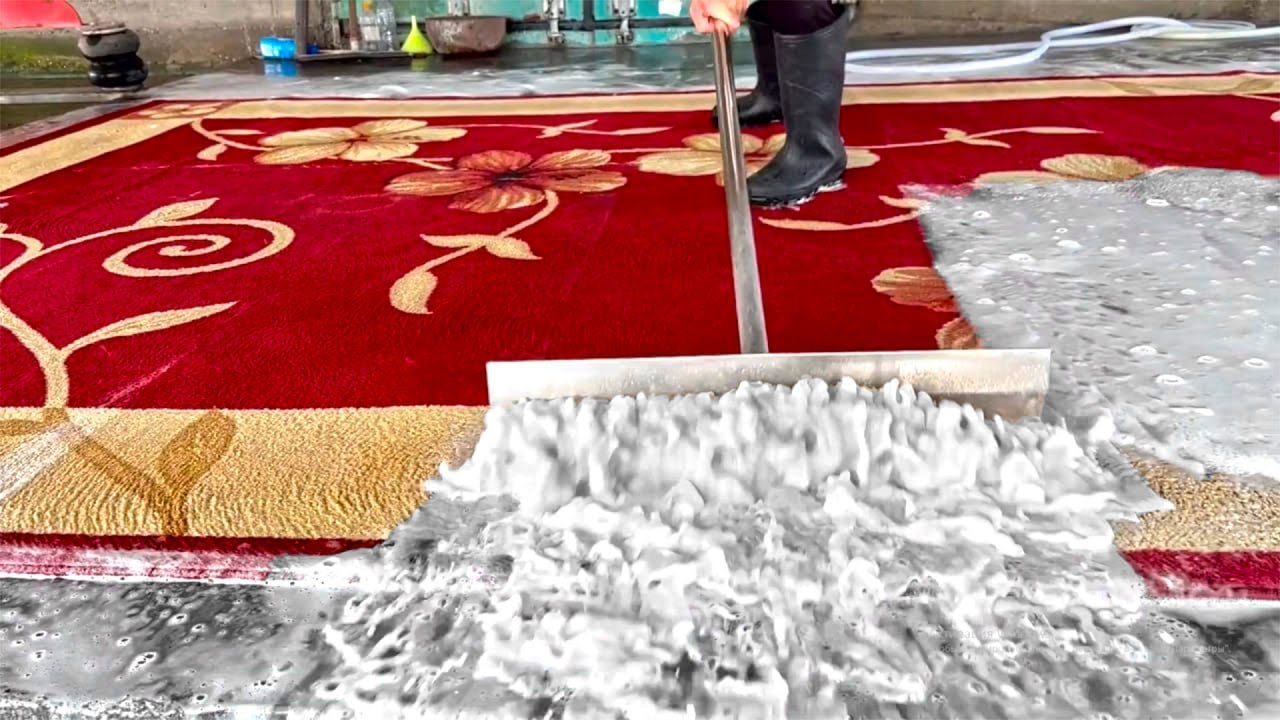 The most oddly satisfying Rug Scraping compilation video №4