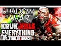 THE IMMORTAL KRUK KILLS EVERYTHING | Middle Earth: Shadow of War - SHADOW WARS