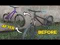 Bike restoration  90 mountain bike turned into a sick jump bike