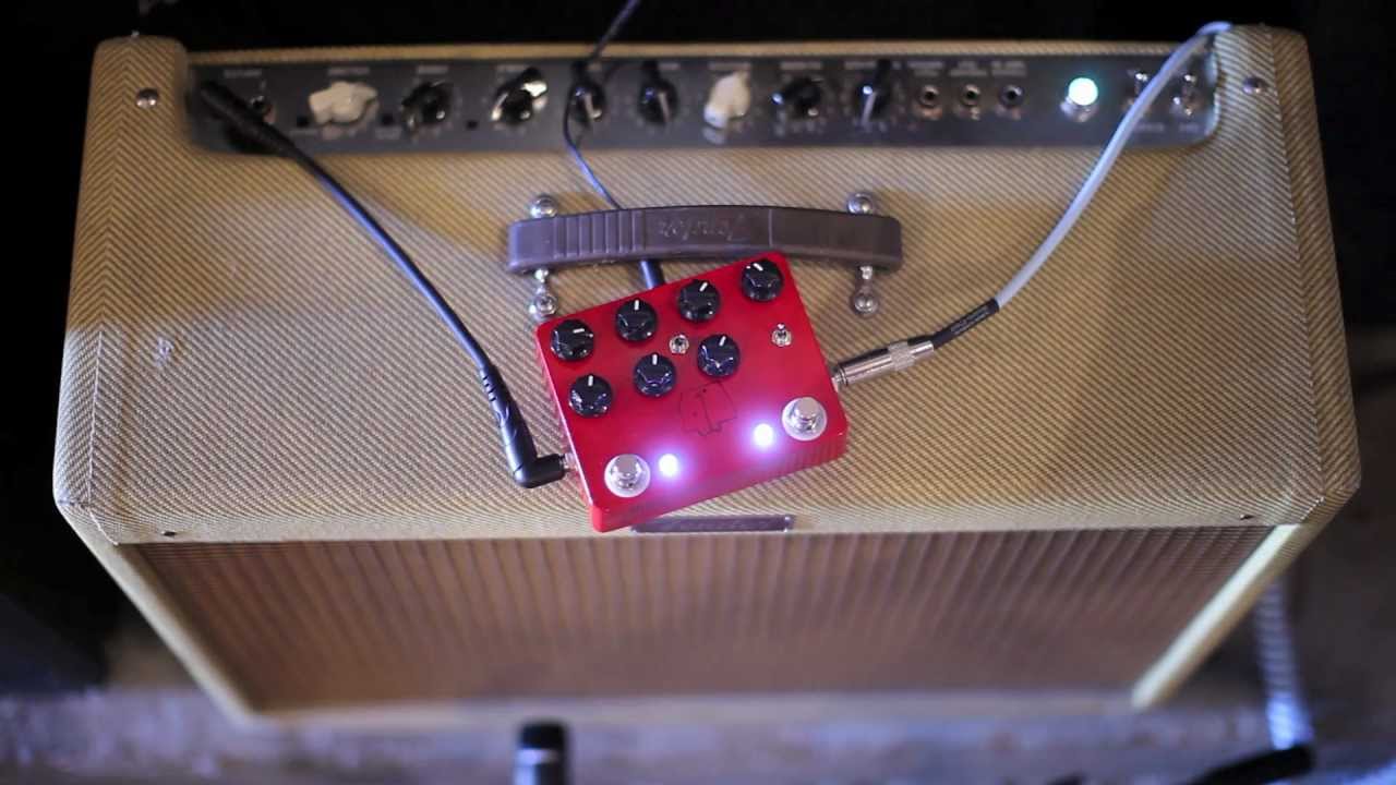 JHS Pedals "State Line" Limited Run 2 in 1 Overdrive Quick Demo in HD