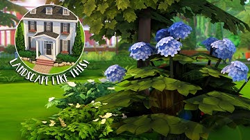 Learn to LANDSCAPE in The Sims 4 🌳...(Sims 4 Beginner Landscaping Tutorial)