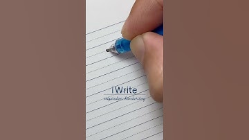 "Jenish" Beautiful name in Cursive handwriting | i Write #Shorts