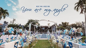 Trang trí tiệc cưới tông Xanh và Trắng - Sóc Trăng - Bliss Weddings & Events Việt Nam