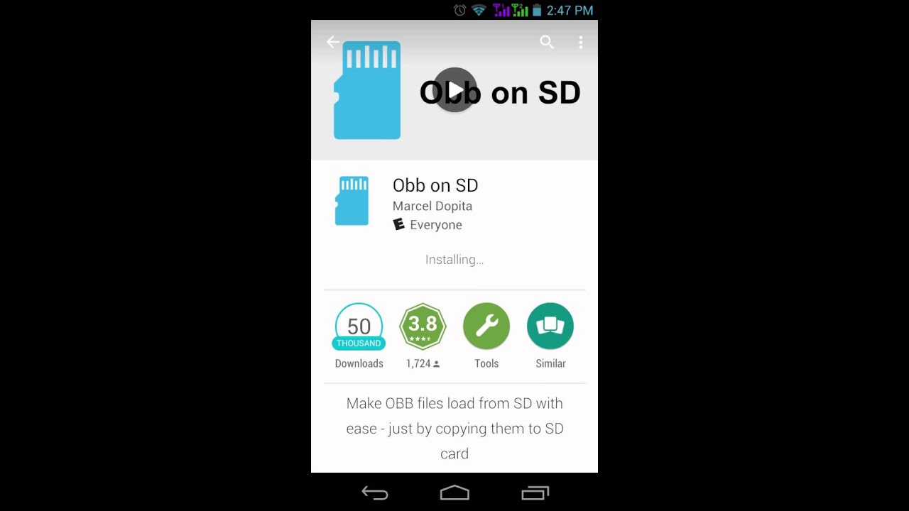 How To Move Obb To Sd root YouTube