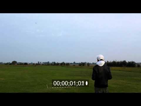 Emergency landing test from long distance in a limited approach area (mode "Stabilize")