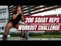 Day 36 200 reps challenge no equipment needed perfect for making your legs and booty stronger