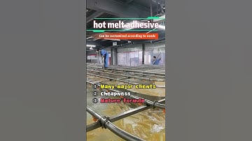 Hot melt adhesive factory in China #adhesivefactory #hotmeltgluecoatingmachine