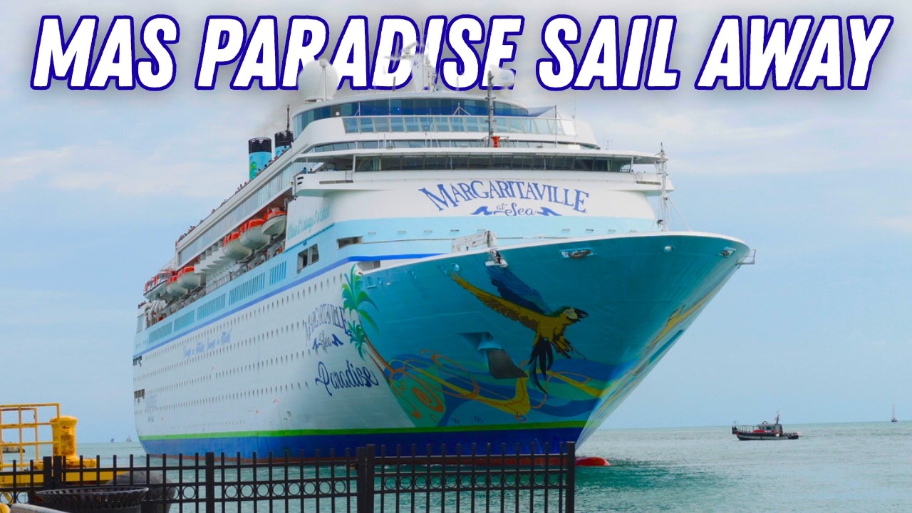 Margaritaville At Sea Paradise Sails Away From Key West!