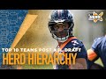 Herd Hierarchy: Colin ranks the Top 10 NFL teams post draft and free agency | NFL | THE HERD