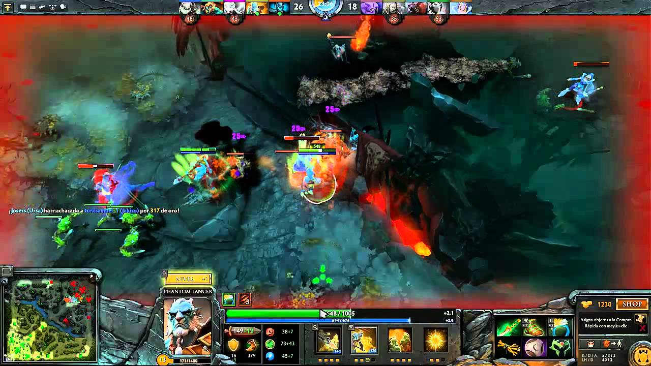 DOTA 2 Phantom Lancer Guide By Freddy Hammett - YouTube