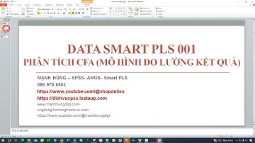Data Smart PLS 001: Kết quả Cronbach