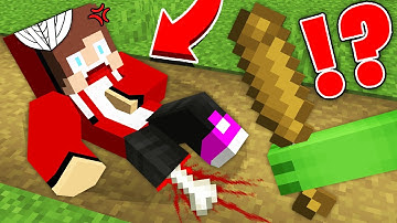 Mikey HURT JJ in Minecraft - Maizen