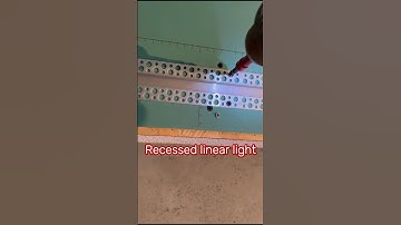 Recessed linear light. Follow me to see more products.#linearlight #ledprofile #lamp #foryou