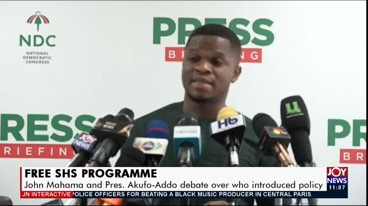 Free SHS Programme: John Mahama and Pres. Akufo-Addo debate over who introduced policy (27-11-20)