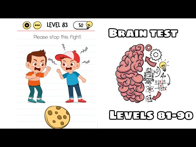 Brain Test Level 81, 82, 83, 84, 85, 86, 87, 88, 89, 90 Answers 