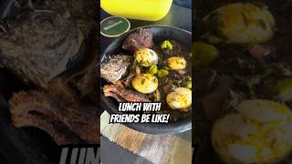 Lunch with friends in Ghana be like!