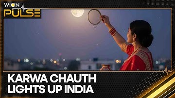 Karwa Chauth 2025: UP Women Light Up Holy Diyas | WION-puls