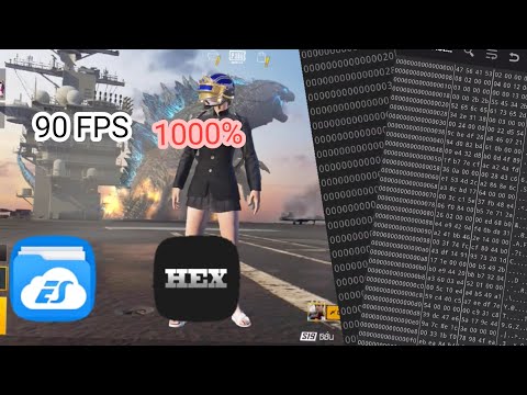 แก้ไขไฟล์/ลงไฟล์ PUBG MOBLIE 90fps หรือ 60fps โดยแอป HEX Editor