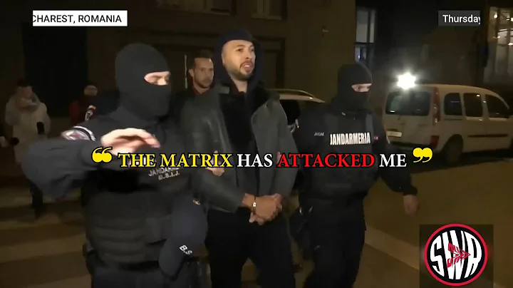 Real footage of Andrew Tate's last word while getting arrested "The matrix has attacked me"