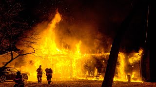 Pre Arrival FULLY INVOLVED STRUCTURE FIRE Brick New Jersey 2/23/24