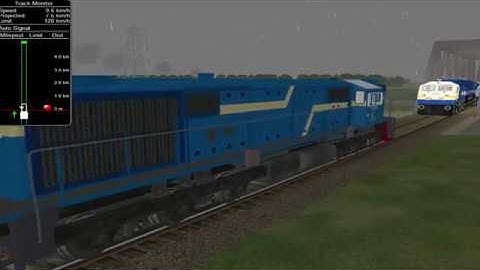 LOCO FAILED OF SHATABDI EXPRESS  RESCUED BY WDM3D VTA || MSTS INDIAN RAILWAYS