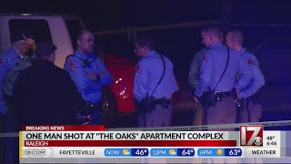 Man seriously injured in shooting at Raleigh apartment complex
