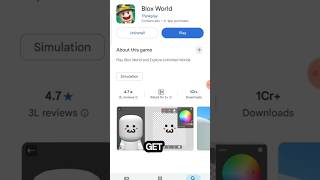 it's how I downloaded it #bloxworld #roblox #playstore