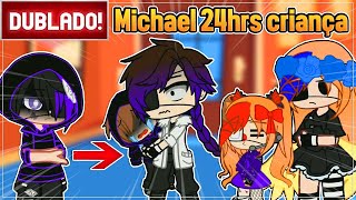 [ DUBLADO ] MICHAEL AFTON VOLTA A SER CRIANÇA POR 24 HORAS l MINI FILME GACHA CLUB