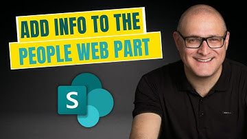 How to add additional information about a user to People Web Part