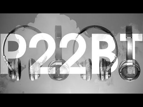 SoundMAGIC P22BT - On-Ear Isolating Wireless Bluetooth Headphones [4K]