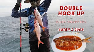 Double Hook Up Ruby Snappers