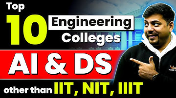Top 10 Engineering Colleges for Artificial Intelligence & Data Science | JEE 2026 | Harsh sir