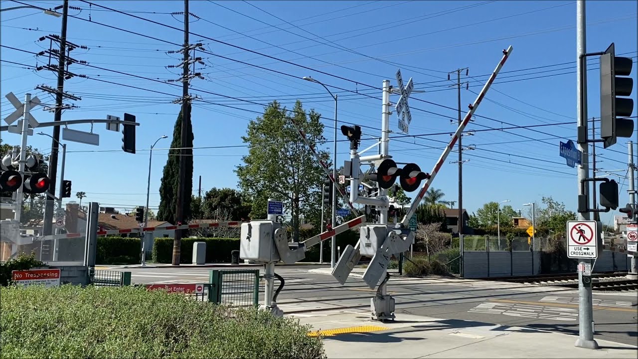 LA Metro Expo Line - Military Avenue Railroad Crossing - Los Angeles, CA