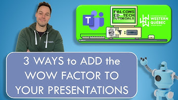 Falcons Ed Tech Tutorials: 3 Ways to Add the Wow Factor to Your Presentations!