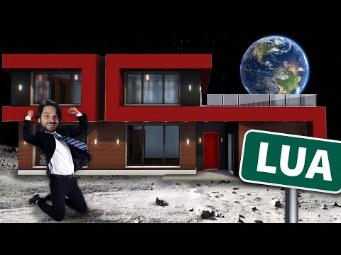 FUI O PRIMEIRO HUMANO A COMPRAR UMA CASA NA LUA POR R$ 2.000.000!