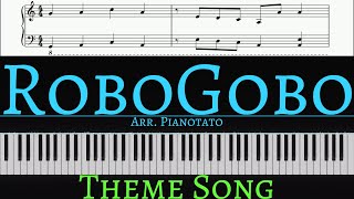 Disney Jr.'s RoboGobo Theme Song | Piano cover by Pianotato