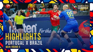 Highlights | Portugal - Brazil | Group D | IHF Wch 2023