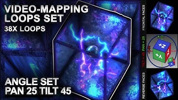 BOX Projection-Mapping loops (38 loops Angle-Set) Pan 25 Tilt 45 by DJVB
