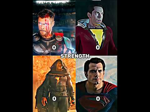 Thor Vs Superman Vs Black Adam Vs Shazam |Marvel Shorts Avengers Thor Evilomyt