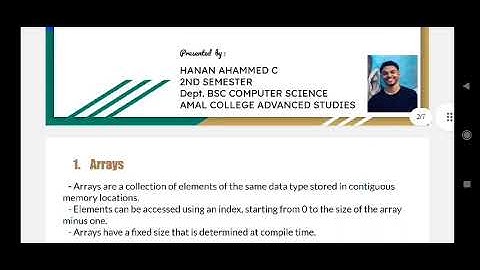 STRUCTURES OF C PROGRAMMING LANGUAGE | PROBLEM SOLVING USING C |  HANAN AHAMMED C