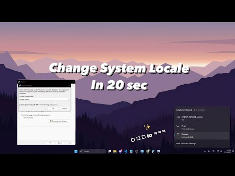 How to change system locale in 20 sec