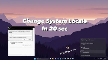 How to change system locale in 20 sec