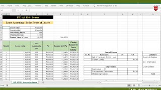 IND AS 116 - Leases || Accounting Treatment in the books of Leasee || CA students screenshot 2