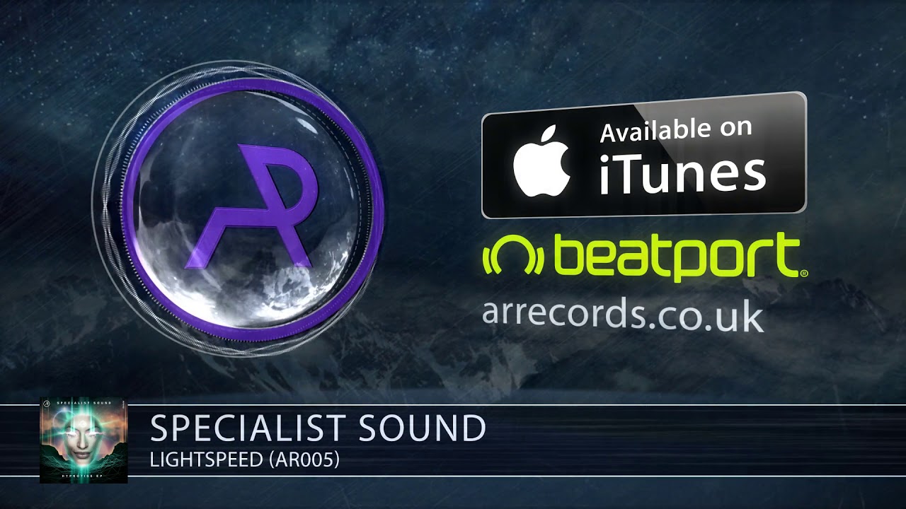 Obejrzyj Specialist Sound - Lightspeed (Hypnotise EP - AR005) released 15.02.19 w YouTube Obejrzyj Specialist Sound - Lightspeed (Hypnotise EP - AR005) released 15.02.19 w YouTube