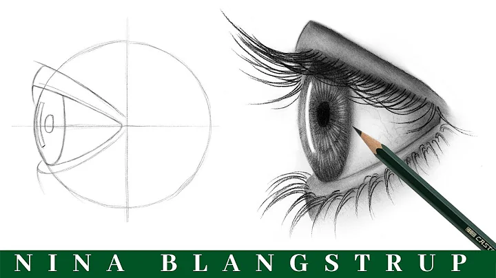 How to Draw a Realistic Eye - SIDE VIEW Tutorial - You can draw this!