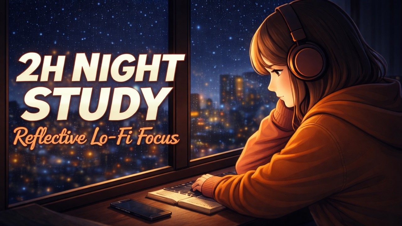 2H Late Night Study – Reflective Lo-Fi Focus