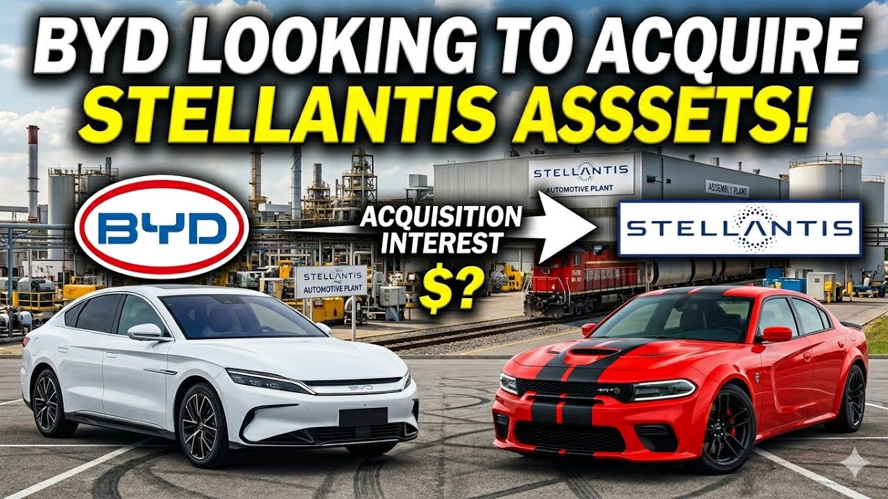 BYD Is Back To Buy Stellantis Assets