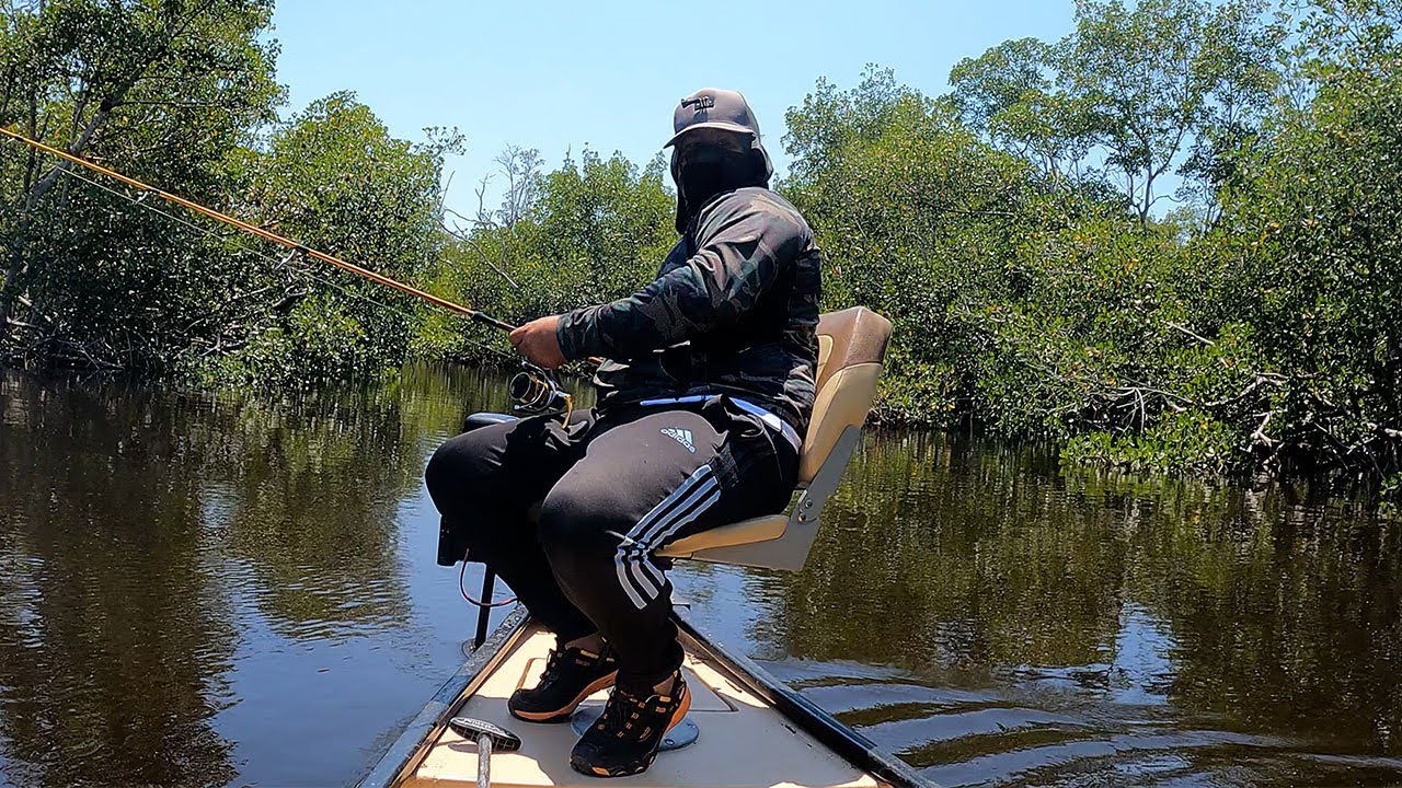 FISHING FISH CATCHING VIDEOS GHEENOE LT 10 NEW SECRET SPOT SNOOK