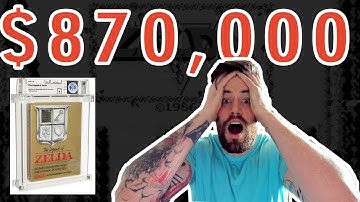 Nintendo Game Sells for $870,000! NES Zelda | VIDEO GAME MARKET ANALYSIS & RECORD SALE