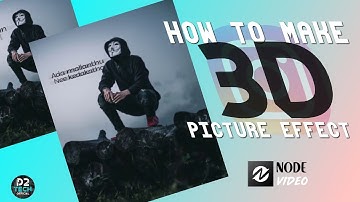 How To Make 3D Lyrics Video Making In Node Video Tutorial In Tamil || D2 tech official #nodevideo